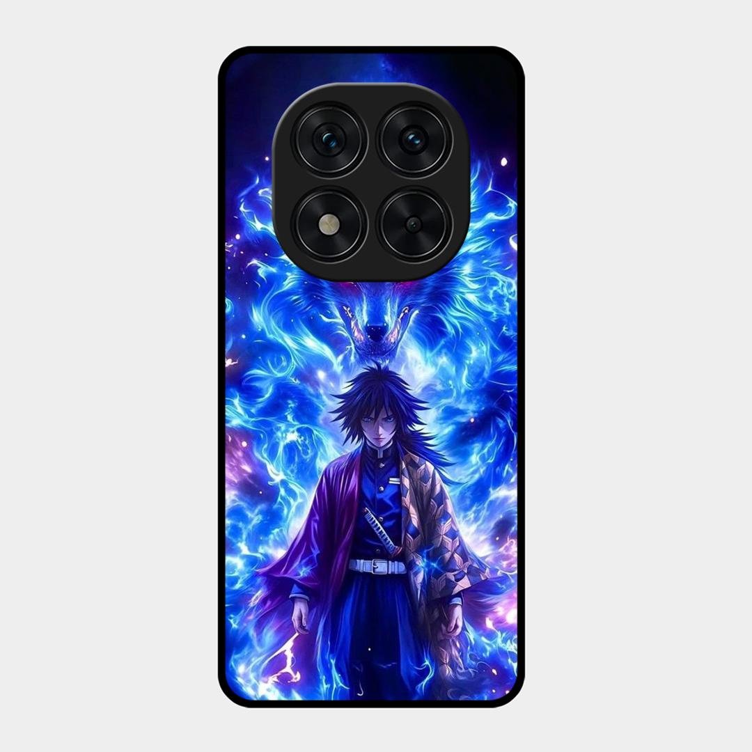 Blue Blade Glass Case Cover For Redmi Note 15 Pro 5G