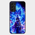 Blue Blade Glass Case Cover For Samsung Galaxy A34 5G
