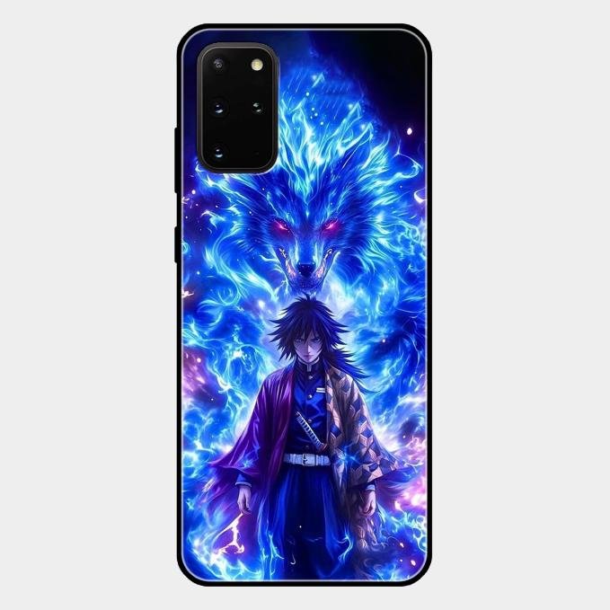 Blue Blade Glass Case Cover For Samsung Galaxy S20 Plus