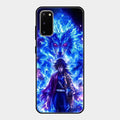 Blue Blade Glass Case Cover For Samsung Galaxy S20