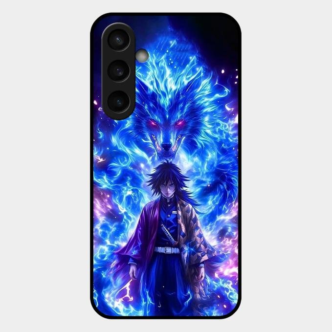 Blue Blade Glass Case Cover For Samsung Galaxy S23 Fe 5G