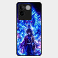 Blue Blade Glass Case Cover For Vivo T2 Pro 5G
