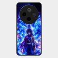 Blue Blade Glass Case Cover For Vivo T4 5G