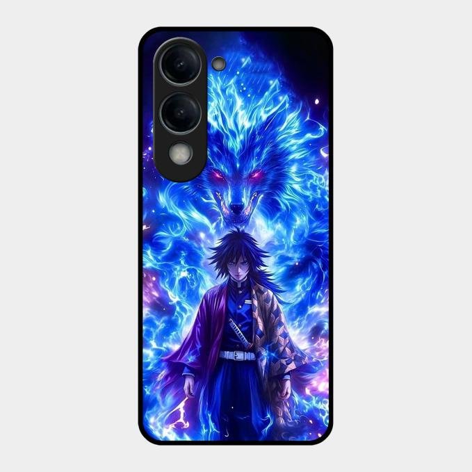 Blue Blade Glass Case Cover For Vivo T4 Lite 5G
