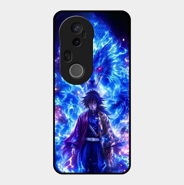 Blue Blade Glass Case Cover For Vivo T4 Ultra 5G