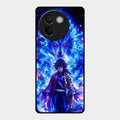 Blue Blade Glass Case Cover For Vivo V30E 5G