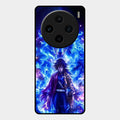 Blue Blade Glass Case Cover For Vivo X100 5G