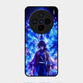 Blue Blade Glass Case Cover For Vivo X200 5G