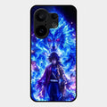 Blue Blade Glass Case Cover For Vivo X200 Fe 5G