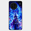 Blue Blade Glass Case Cover For Vivo X90 5G