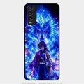 Blue Blade Glass Case Cover For Vivo Y12G