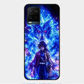 Blue Blade Glass Case Cover For Vivo Y33S