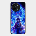 Blue Blade Glass Case Cover For Vivo Y58 5G