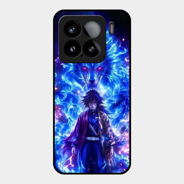 Blue Blade Glass Case Cover For Xiaomi 15 5G