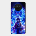Blue Blade Glass Case Cover For Xiaomi Mi 10I 5G