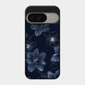 Blue Blossom Kindle Glass Phone Cover For Google Pixel 9 5G