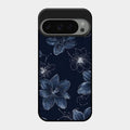 Blue Blossom Kindle Glass Phone Cover For Google Pixel 9 Pro 5G