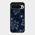 Blue Blossom Kindle Glass Phone Cover For Google Pixel 9 Pro Xl