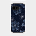 Blue Blossom Kindle Glass Phone Cover For Google Pixel 9A 5G
