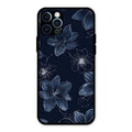 Blue Blossom Kindle Glass Phone Cover For iPhone 12 Pro Max