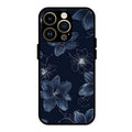 Blue Blossom Kindle Glass Phone Cover For iPhone 14 Pro