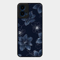 Blue Blossom Kindle Glass Phone Cover For Motorola G45 5G