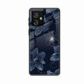 Blue Blossom Kindle Glass Phone Cover For Motorola G54 5G