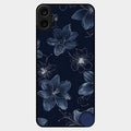 Blue Blossom Kindle Glass Phone Cover For Nothing Cmf Phone 1