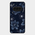 Blue Blossom Kindle Glass Phone Cover For Nothing Phone 3A 5G