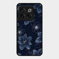 Blue Blossom Kindle Glass Phone Cover For Oneplus 10T 5G