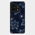 Blue Blossom Kindle Glass Phone Cover For Oneplus 11 5G