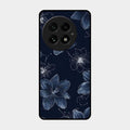 Blue Blossom Kindle Glass Phone Cover For Oneplus 13 5G