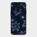 Blue Blossom Kindle Glass Phone Cover For Oneplus 7 Pro