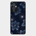 Blue Blossom Kindle Glass Phone Cover For Oneplus 9 5G