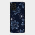 Blue Blossom Kindle Glass Phone Cover For Oneplus 9R 5G