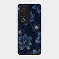 Blue Blossom Kindle Glass Phone Cover For Oppo A3 Pro 5G