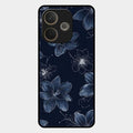 Blue Blossom Kindle Glass Phone Cover For Oppo A5 Pro 5G