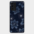 Blue Blossom Kindle Glass Phone Cover For Oppo A55