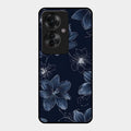 Blue Blossom Kindle Glass Phone Cover For Oppo F25 Pro 5G