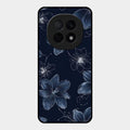 Blue Blossom Kindle Glass Phone Cover For Oppo F29 Pro 5G