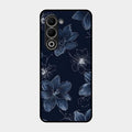 Blue Blossom Kindle Glass Phone Cover For Oppo K13X 5G