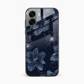 Blue Blossom Kindle Glass Phone Cover For Oppo K14x 5G