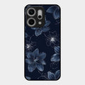Blue Blossom Kindle Glass Phone Cover For Oppo Reno 14 Pro 5G