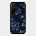 Blue Blossom Kindle Glass Phone Cover For Poco F7 5G