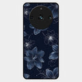 Blue Blossom Kindle Glass Phone Cover For Realme 11 Pro Plus 5G