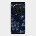Blue Blossom Kindle Glass Phone Cover For Realme 12 Pro 5G