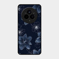 Blue Blossom Kindle Glass Phone Cover For Realme 14 Pro Plus 5G
