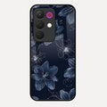 Blue Blossom Kindle Glass Phone Cover For Realme 15X 5G