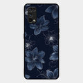 Blue Blossom Kindle Glass Phone Cover For Realme 7 Pro