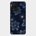 Blue Blossom Kindle Glass Phone Cover For Realme 8 5G